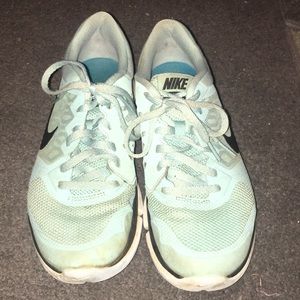 Tiffany blue Nike sneakers